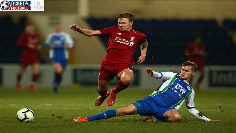 Paul-Glatzel-of-Liverpool-during-the-Pre-Season-Friendly-match-between-Tranmere-Rovers-and-Liverpool-at-Prenton-Park-on-July-11-2019-in-Birkenhead-England.