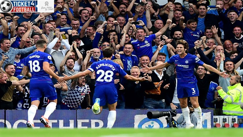 Premier League: Chelsea FC players in Action